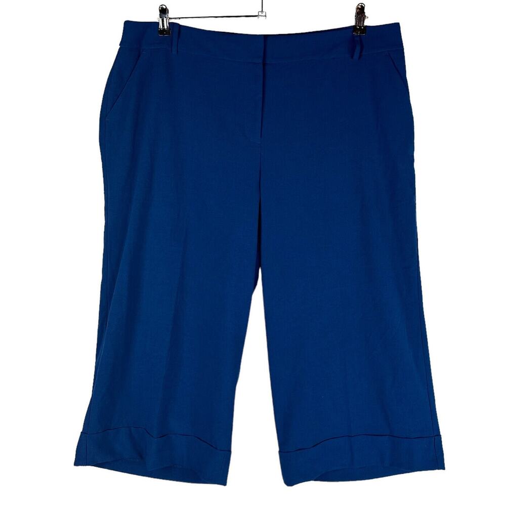 Lane Bryant Womans Size 20 Culottes Wide Leg Cropped Dress Pants